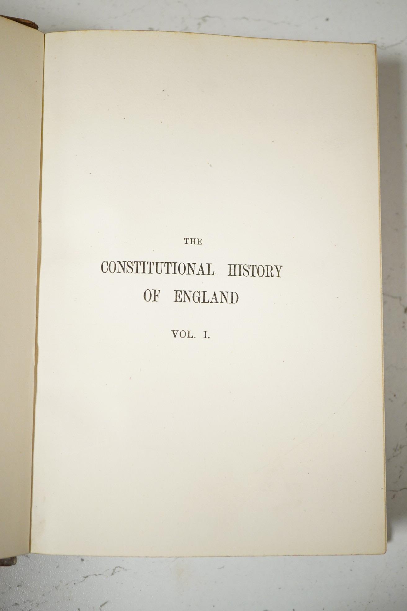 Macaulay, Lord - The Life and Letters of. new edition (enlarged) by George Otto Trevelyan, 2 vols. contemp. gilt tree calf, panelled spine with red label, marbled edges & e/ps., cr.8vo. 1878; May, Sir Thomas Erskine - Th